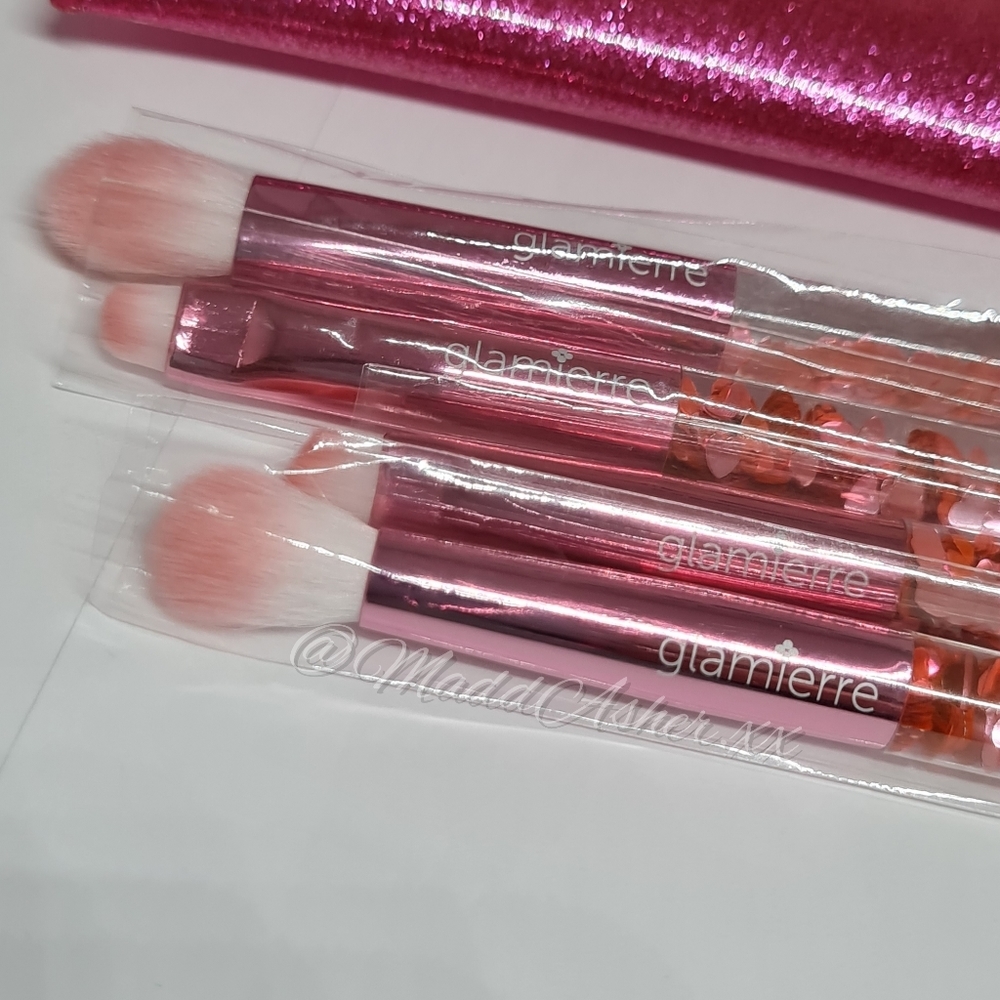 🪇 SOLD 🪇 Glamierre: Pink Luxe Glitter Eye Brush Collection Set 💝 - Picture 5 of 11